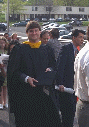 Now in the gown